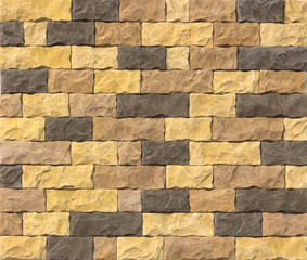 Very high-quality concrete imitation of natural stone, for indoor and outdoor decorating.