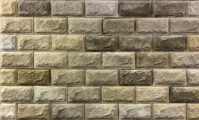 Very high-quality concrete imitation of natural stone, for indoor and outdoor decorating.