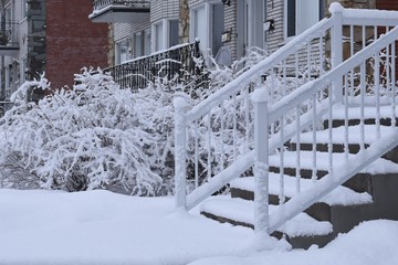 Snowstorm,Canada, Quebec