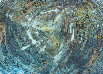 Gold and white patterned structure of dark gray marble texture for design