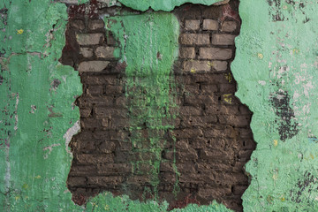 grunge background wall green tone