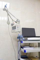 Equipment for making a cardiogram