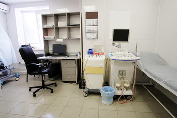 Medical office for ultrasonography diagnostic