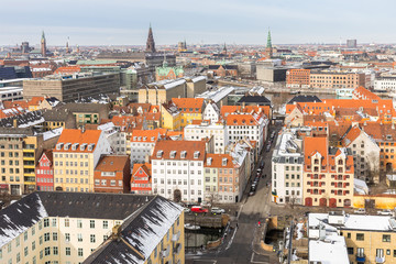 Fototapeta na wymiar Copenhagen Aerial view