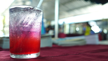 Roselle juice ice cold refreshing