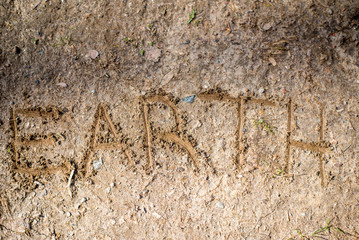 Earth Word Background 