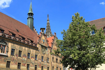 historic city centre of Ulm in Germany