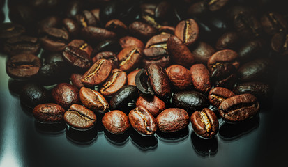 Fototapeta premium Roasted Coffee Bean background 