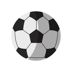 soccer ball icon over white background. colorful design. vector illustration