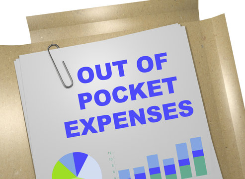 Out of Pocket Expenses concept
