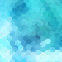 Background of geometric shapes.Blue mosaic pattern. Vector EPS 10. Vector illustration
