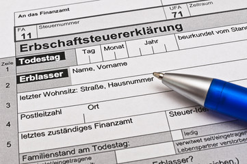 Finanzamt Erbschaftssteuer