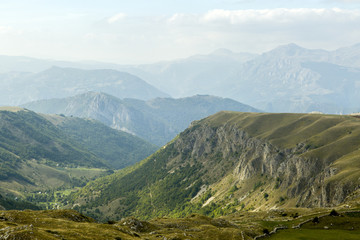 Montenegro. Durmitor National Park.  Durmitor is a mountain and the National Park called on it. The highest point is Mount Bobotov Kuk-2522 m height.