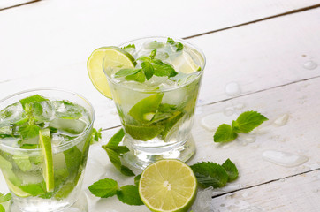 Mojito with lime