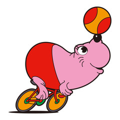 競輪選手キャラクター、競輪、自転車競技、アザラシ競輪