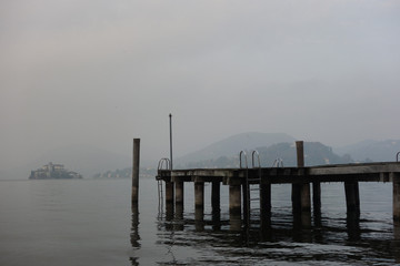 Fototapeta premium Orta lake Italy
