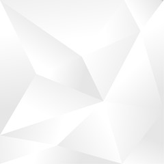 Obraz premium Abstract white & gray geometric background. Vector illustration