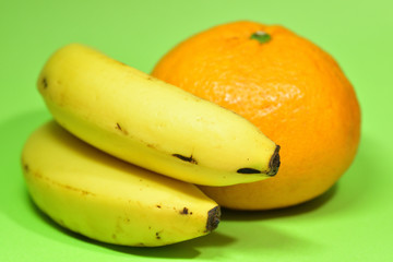Hassaku orange and banana