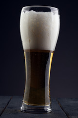 Still Life with a draft beer by the glass.