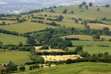 black mountains brecon beacons national park wales uk