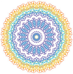 Abstract color shape
