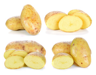 potato isolated on white background