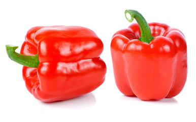 red pepper isolated on white background