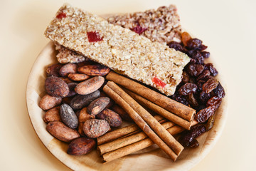 healthy food, natural product, muesli