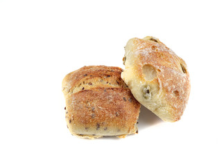 bread isolated on white background
