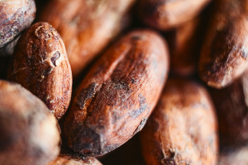 healthy food, cocoa beans
