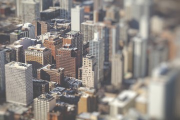 Chicago Skyline Aerial View