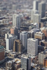 Obraz premium Chicago Skyline Aerial View