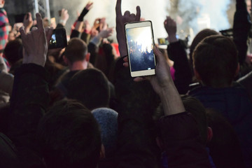 Fototapeta premium On the concert.