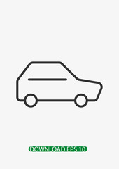 Car icon, Vector