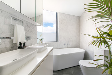 Bathroom of the luxurious house