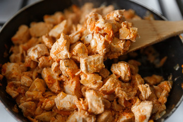 Pot roast in a skillet
