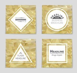 Obraz premium Abstract vector layout background set. For art template design, list, page, mockup brochure theme style, banner, idea, cover, booklet, print, flyer, book, blank, card, ad, sign, sheet,, a4.