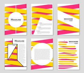 Abstract vector layout background set. For art template design, list, page, mockup brochure theme style, banner, idea, cover, booklet, print, flyer, book, blank, card, ad, sign, sheet,, a4