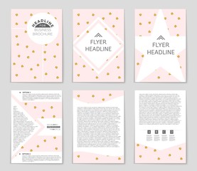 Abstract vector layout background set. For art template design, list, front page, mockup brochure theme style, banner, idea, cover, booklet, print, flyer, book, blank, card, ad, sign, sheet,, a4