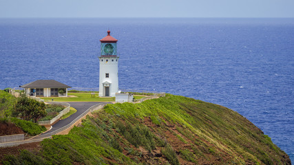 Fototapeta na wymiar Kilauea lighthouse, Kauai, Hawaii.