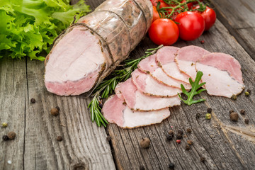 veal roast with vegetables