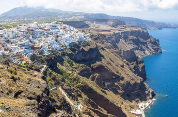 Seacoast of Santorini, Greece