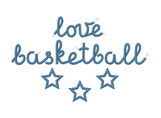 Love Basketball Decoration