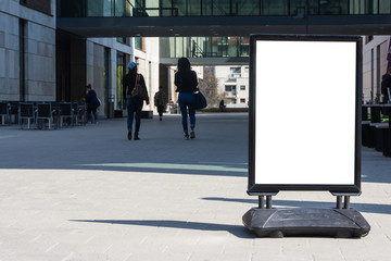 Blank Ad Space City Urban Environment Stuttgart Geramny Public Building Wall