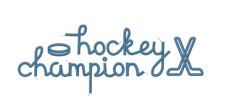 Hockey Champion Decoration