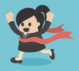woman business victory