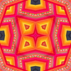 Abstract kaleidoscope or endless pattern.