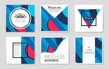 Abstract vector layout background set. For art template design, list, front page, mockup brochure theme style, banner, idea, cover, booklet, print, flyer, book, blank, card, ad, sign, sheet,, a4