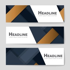 Fototapeta premium Abstract vector layout background set. For art template design, list, front page, mockup brochure theme style, banner, idea, cover, booklet, print, flyer, book, blank, card, ad, sign, sheet,, a4