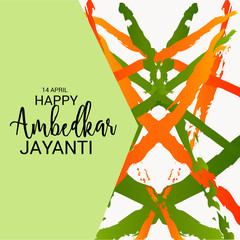 Dr. B. R. Ambedkar Jayanti. - obrazy, fototapety, plakaty